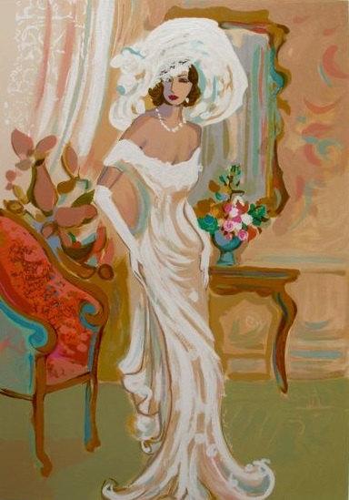 ISAAC MAIMON, SERIGRAPH, CAMILLE (1 of 1)