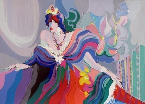 ISAAC MAIMON, SERIGRAPH, COURTESAN (1 of 1)