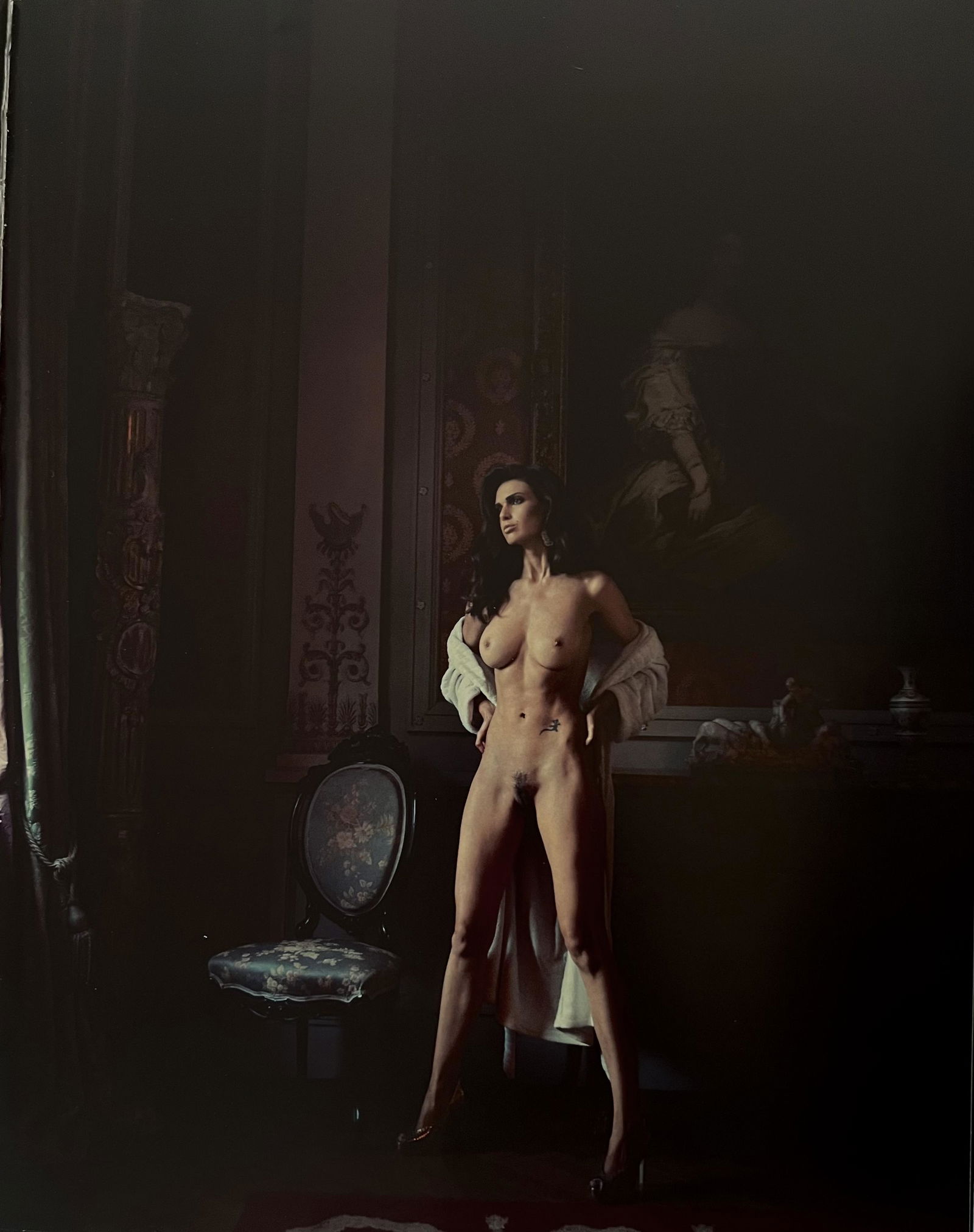 Marc Lagrange - Fron Diamond & Pearls, 1993: Photographer: Marc Lagrange was a Belgian photographer known for his nude portraits of female figures. Lagrange created dream-like and fantastical narrative pictures populated by beautiful nudes that