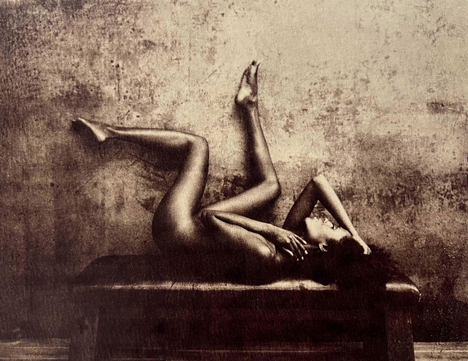 Marc Lagrange, Dayse II, 2012: Photographer: Marc Lagrange was a Belgian photographer known for his nude portraits of female figures. Lagrange created dream-like and fantastical narrative pictures populated by beautiful nudes that