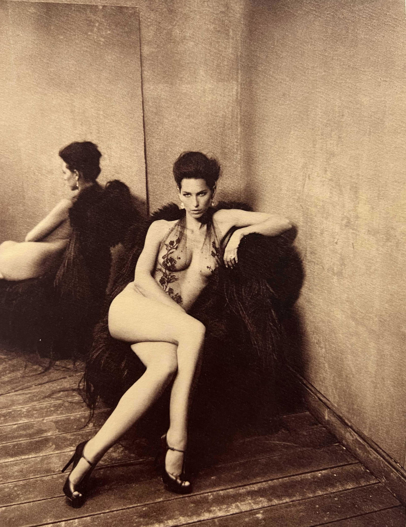 Marc Lagrange, Lucy, 2012: Photographer: Marc Lagrange was a Belgian photographer known for his nude portraits of female figures. Lagrange created dream-like and fantastical narrative pictures populated by beautiful nudes that