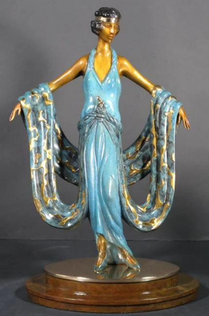 Erte "Gala - 1983" Bronze Sculpture signed and numbered (1 of 3)