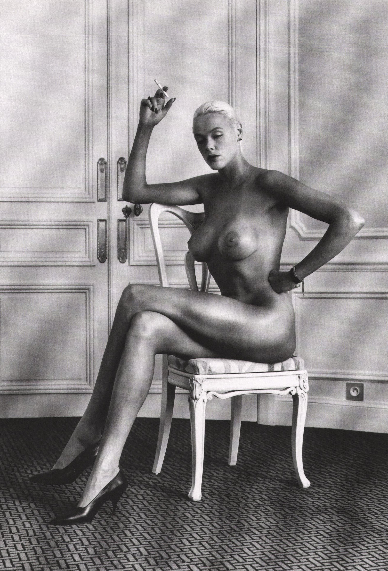 Helmut Newton, Brigitte Nielsen, Monte Carlo, 1987: Photographer: Helmut Newton (Germany, 1920 - 2004) - best known for his erotically charged highly stylized images, Helmut Newton was one of the most influential fashion photographers of all time.Title