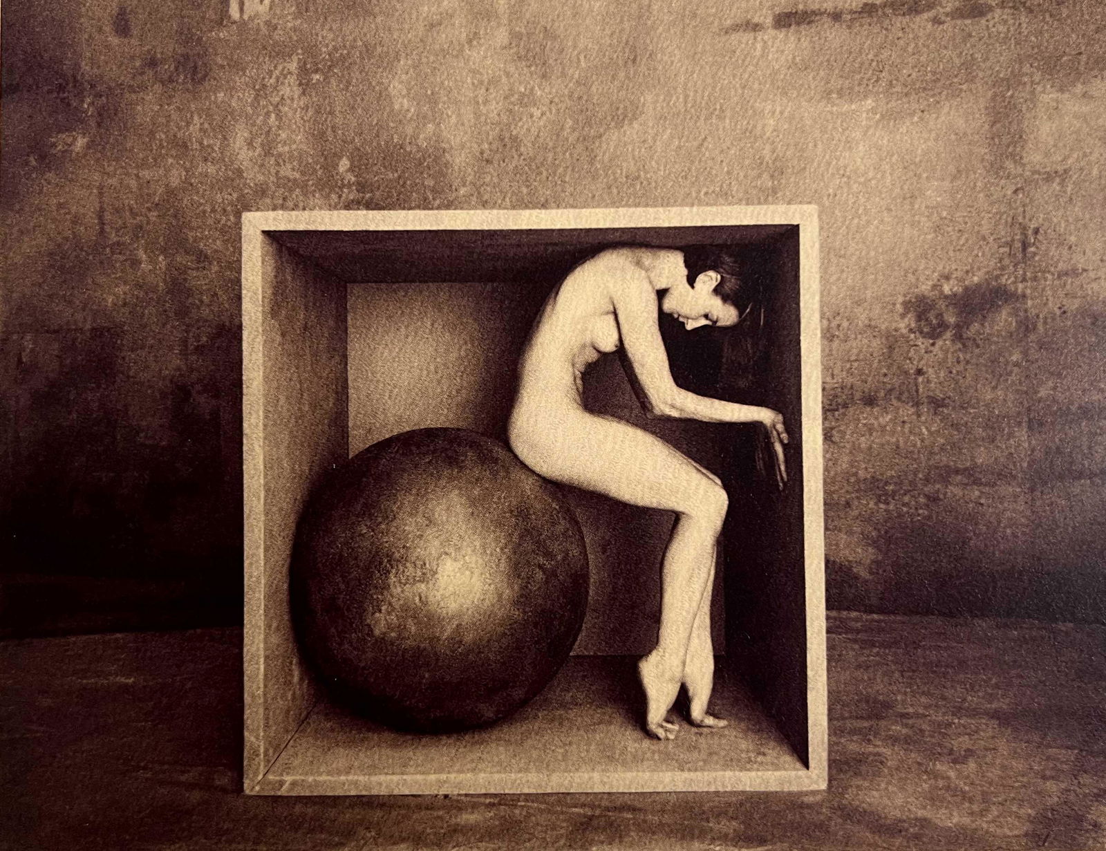 Marc Lagrange, Ashley Wright, Royal Ballet Of Flanders, 2012: Photographer: Marc Lagrange was a Belgian photographer known for his nude portraits of female figures. Lagrange created dream-like and fantastical narrative pictures populated by beautiful nudes that