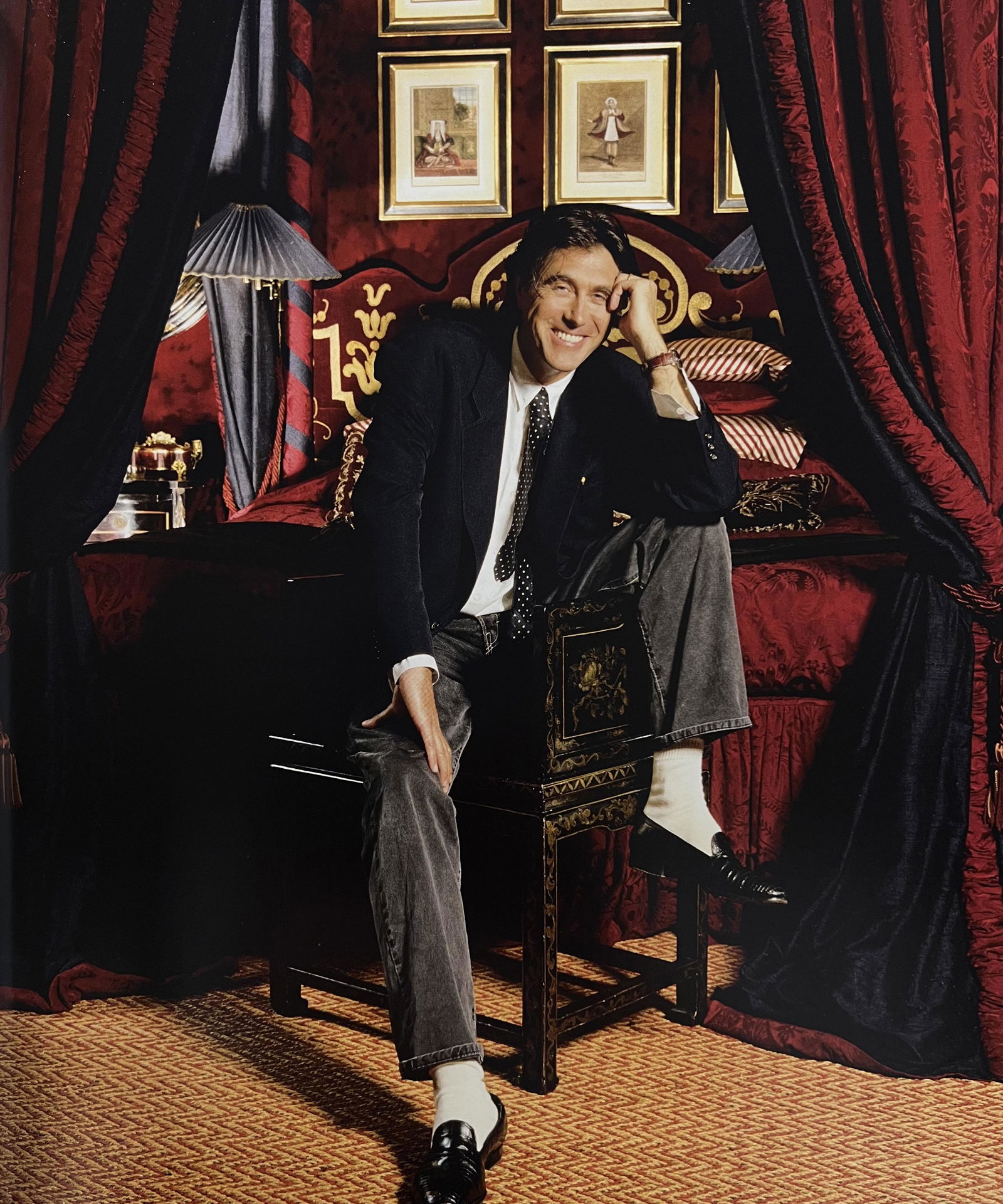 Terry O'neill, Bryan Ferry In His Bedroom, 1993: Photographer: TERRY O'NEILL Subject/Title: Bryan Ferry In His Bedroom Date Of Negative: 1993 Type Of Print: Authentic Sheet Fed Photogravure/Heliogravure. Date Of Print: 2020 Publisher: ACC Art Paper: