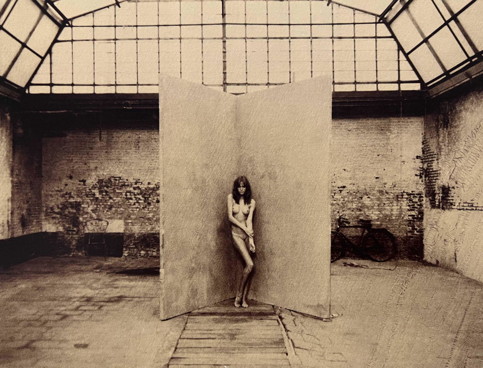 Marc Lagrange, Propriete Privee, 2014: Photographer: Marc Lagrange was a Belgian photographer known for his nude portraits of female figures. Lagrange created dream-like and fantastical narrative pictures populated by beautiful nudes that