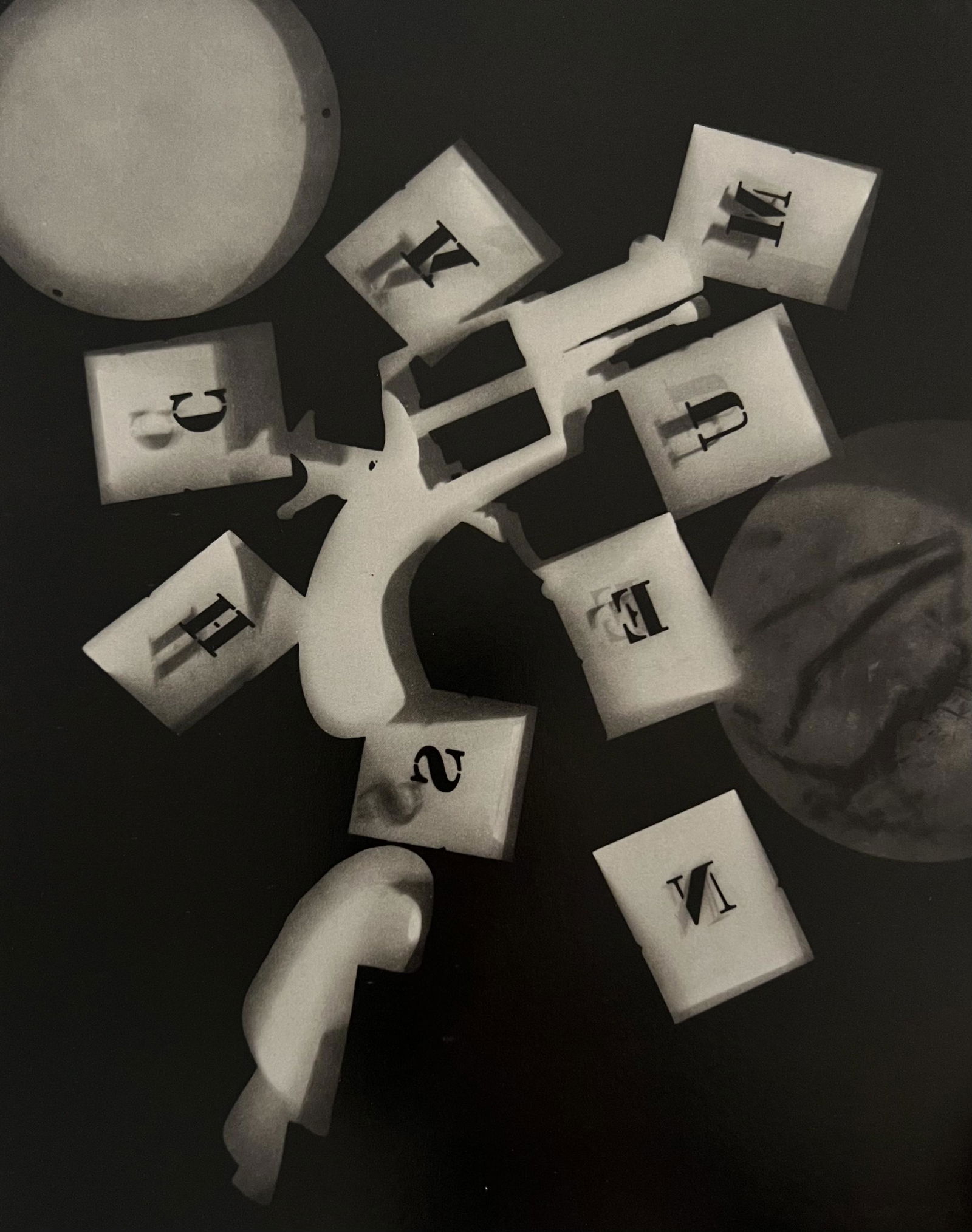 Man Ray, Rayograph, 1924: Photographer: Man Ray (American born, 1890 - 1976) - Considered one of the most influential artists of the 20th century Man Ray lived most of his life in Paris, France. Best described as a modernist,