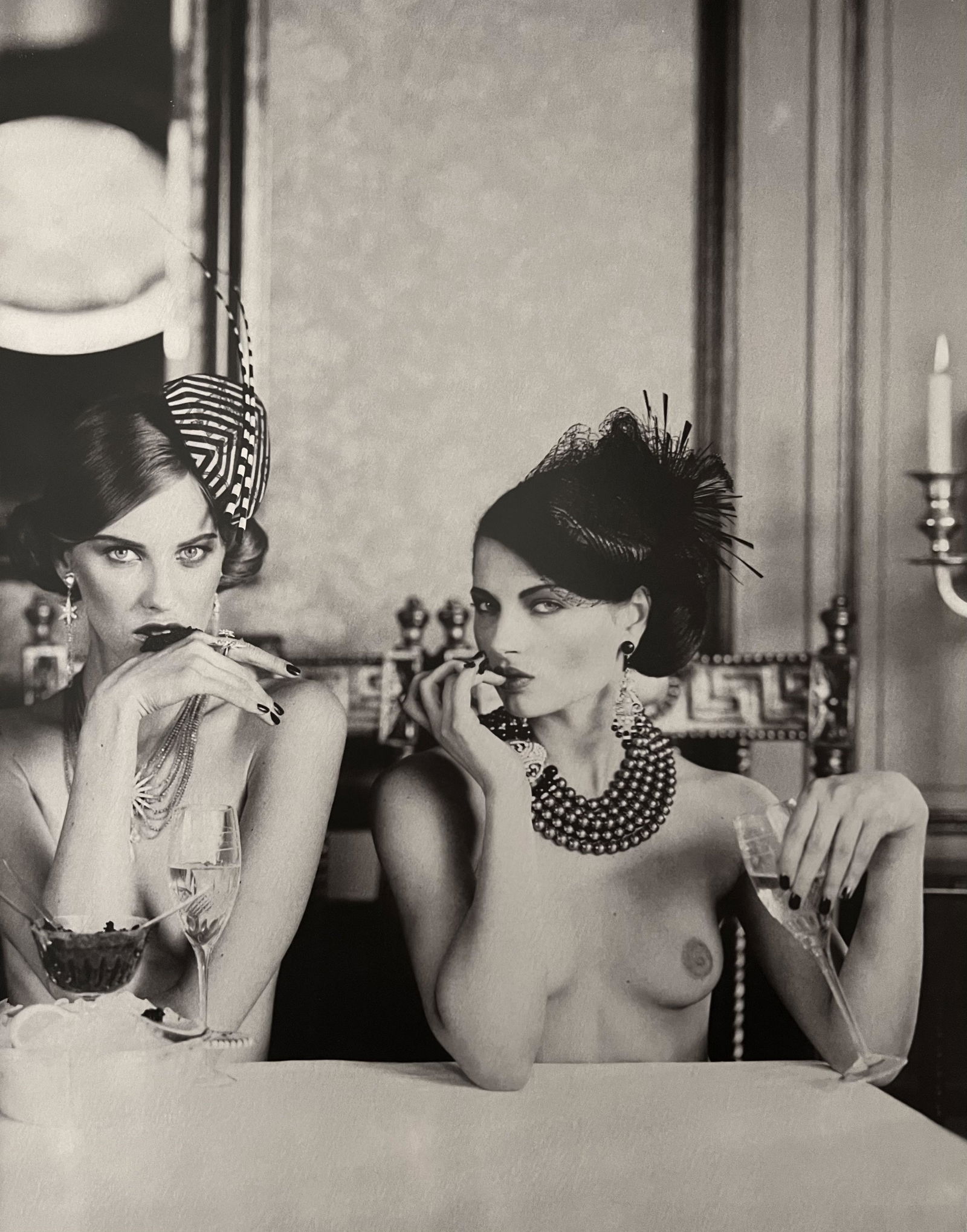 Marc Lagrange - Caviar Girls, 2008: Photographer: Marc Lagrange was a Belgian photographer known for his nude portraits of female figures. Lagrange created dream-like and fantastical narrative pictures populated by beautiful nudes that