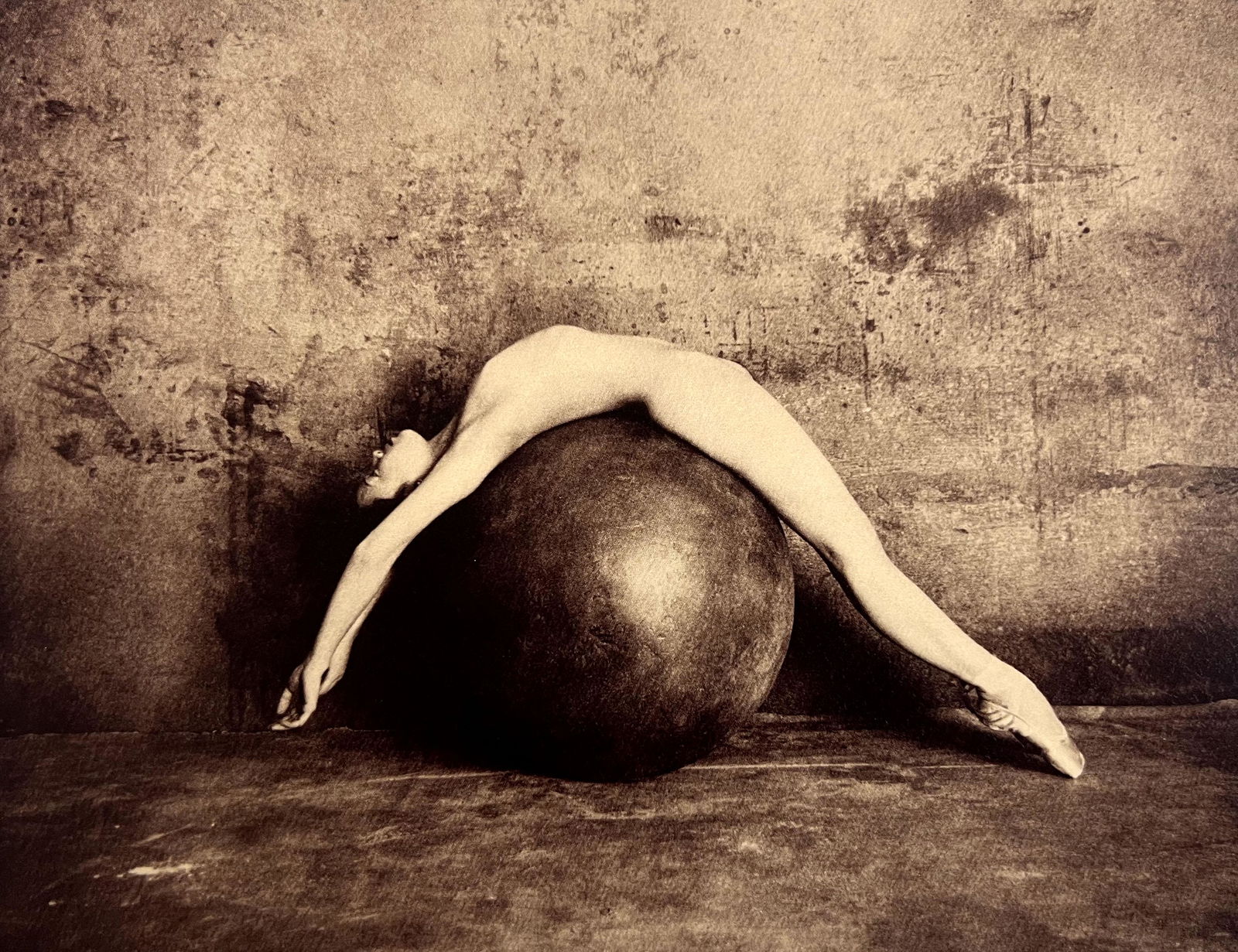 Marc Lagrange, Ball Bearing, 2012: Photographer: Marc Lagrange was a Belgian photographer known for his nude portraits of female figures. Lagrange created dream-like and fantastical narrative pictures populated by beautiful nudes that
