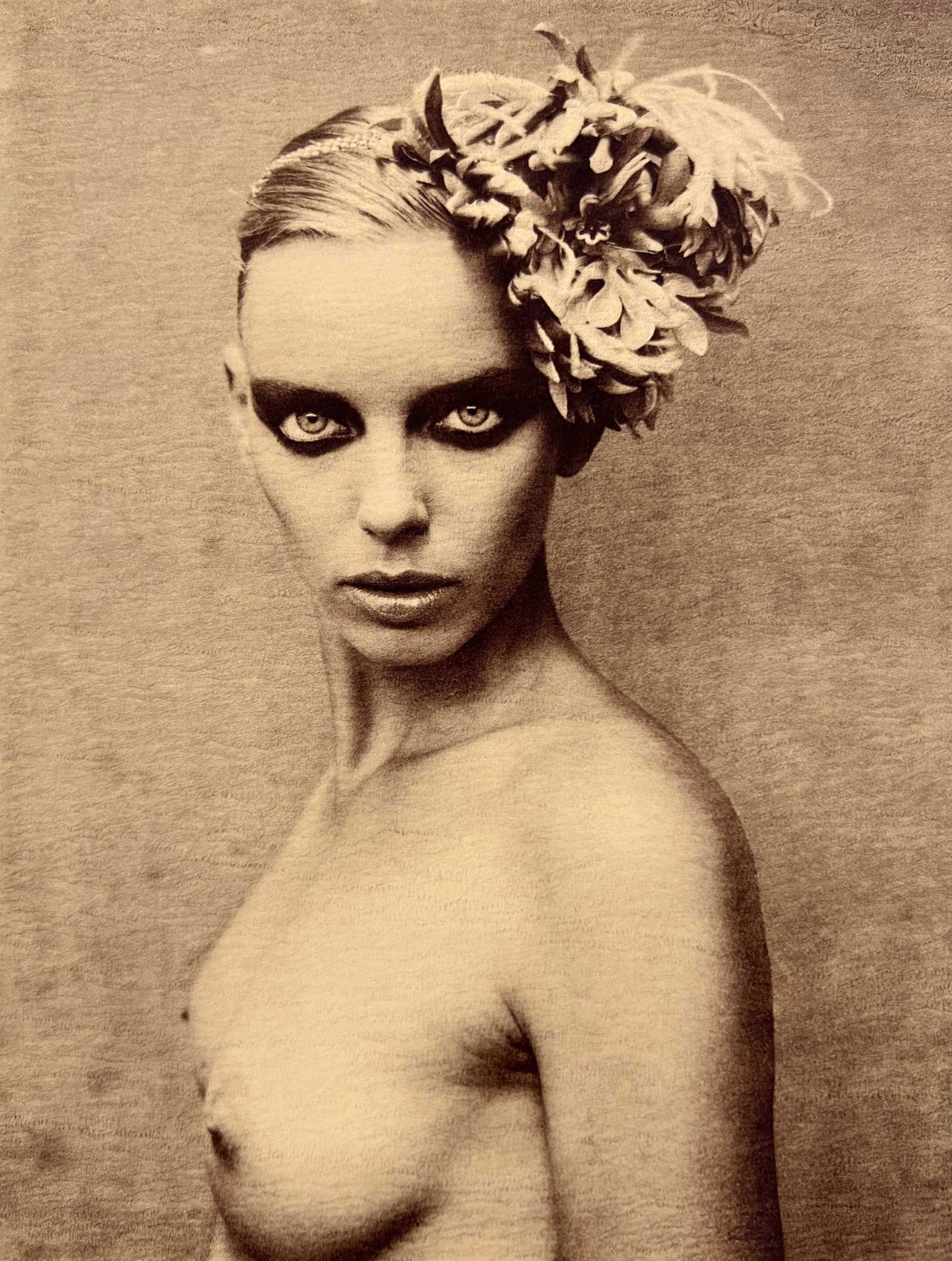 Marc Lagrange, Chameleon, 2012: Photographer: Marc Lagrange was a Belgian photographer known for his nude portraits of female figures. Lagrange created dream-like and fantastical narrative pictures populated by beautiful nudes that