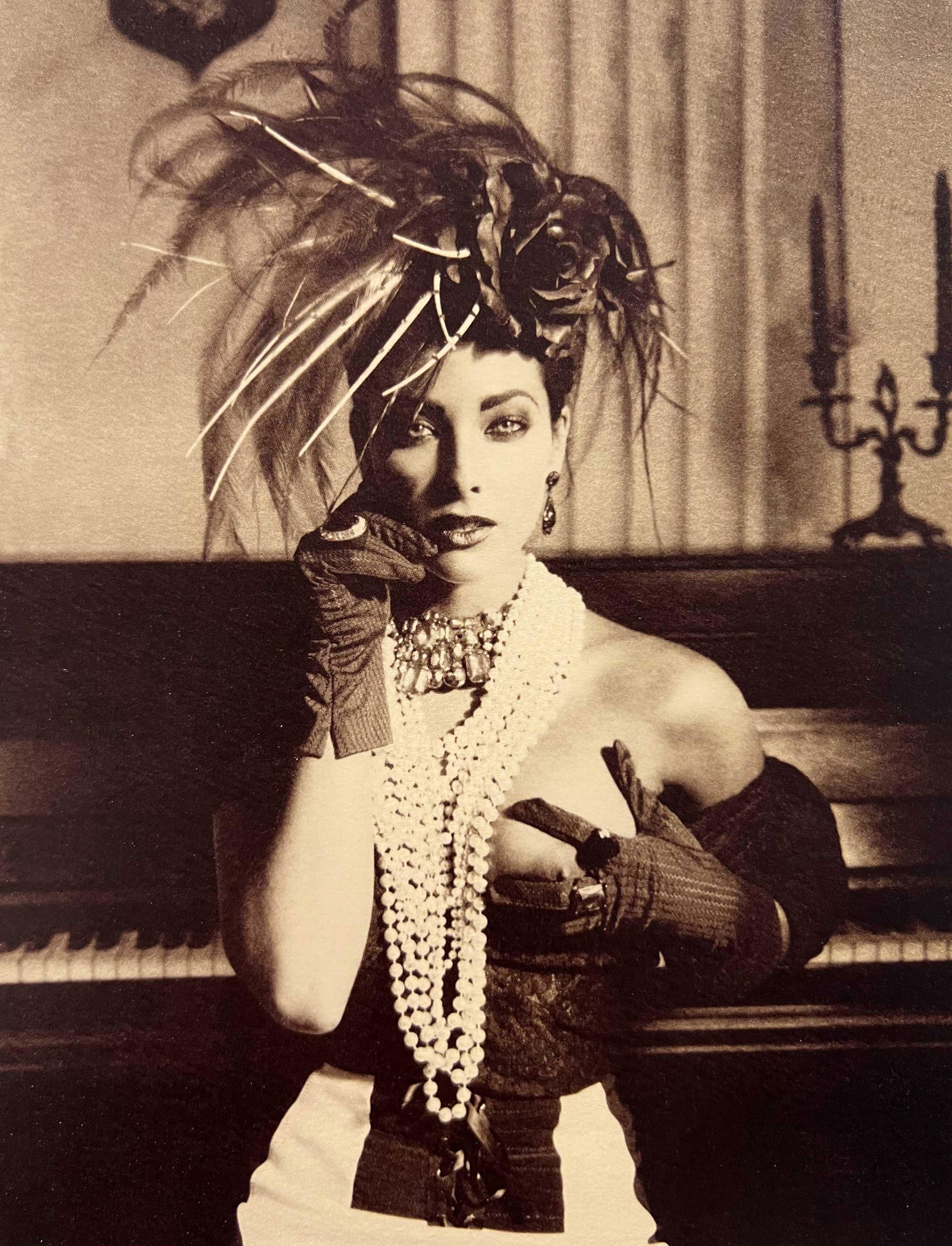 Marc Lagrange, La Cavaliere, 2010: Photographer: Marc Lagrange was a Belgian photographer known for his nude portraits of female figures. Lagrange created dream-like and fantastical narrative pictures populated by beautiful nudes that