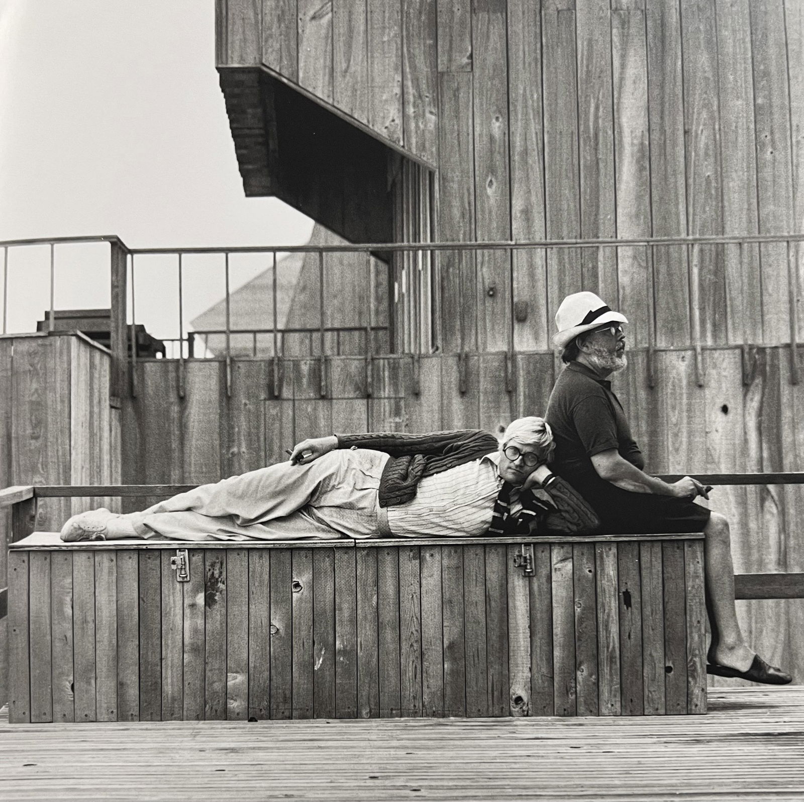 Robert Mapplethorpe, David Hockney & Henry Geldzahler, 1976 (1 of 1)