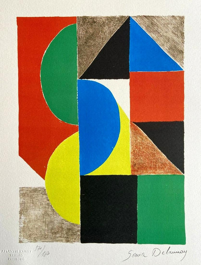 Sonia Delaunay 'Venice' Limited Edition Lithograph 1978 (1 of 2)