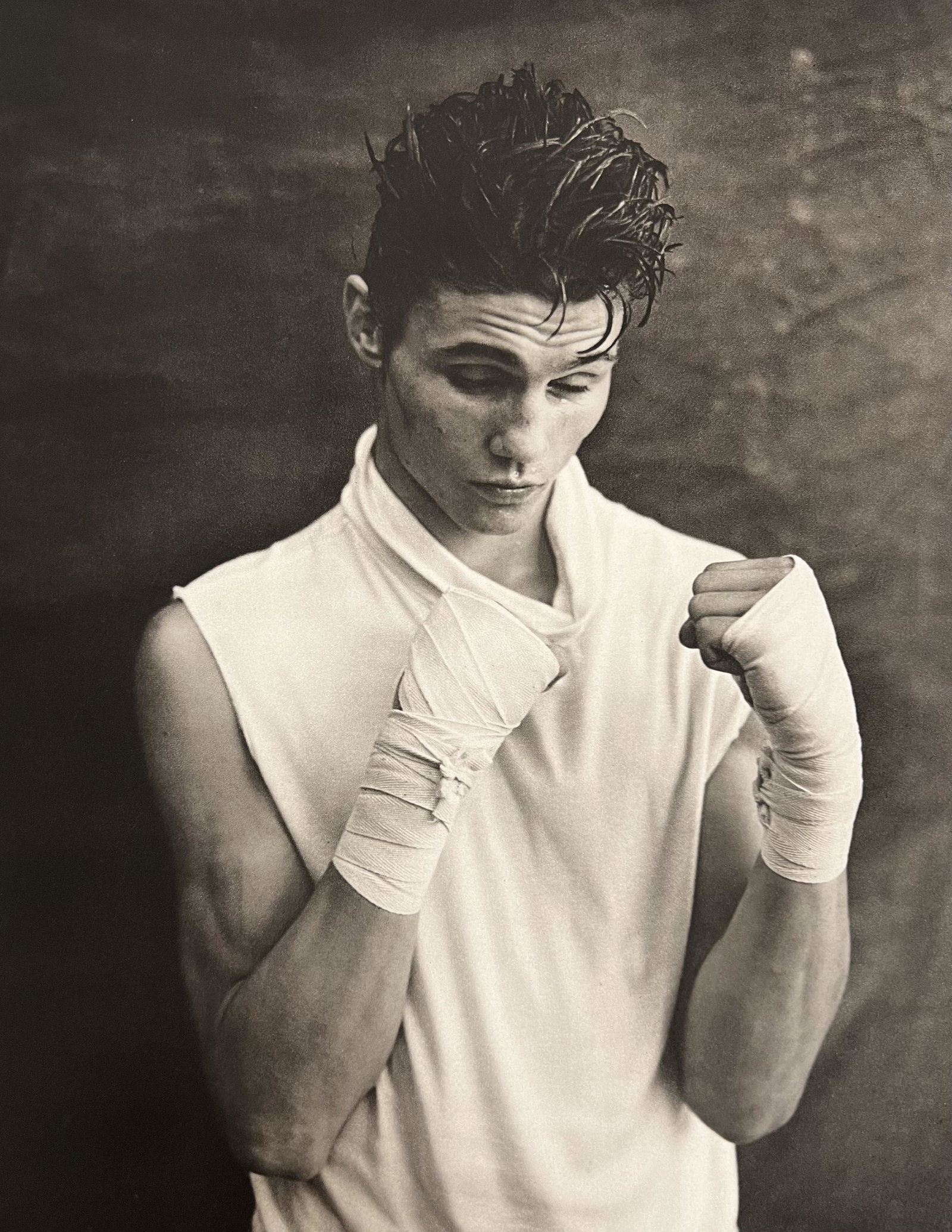 Bruce Weber, Untitled, 1988: Photographer: Bruce Weber (American, b. 1946) - internationally renowned American fashion photographer best known for his racy, erotically charged imagery. Weber has shot the ad campaigns of Calvin Kl