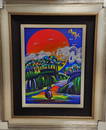 Peter Max 'Without Borders Ver III - 2003, Acrlyic on canvas, Max COA