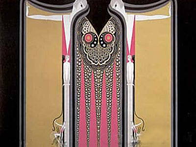 ERTE ROMAIN, TWIN SISTERS, 1981,: Artist: ERTE, ROMAIN Title: TWIN SISTERS Size: 40 x 55 INCHES Year: 1981 Medium: SERIGRAPH Edition: OF XCIX Description: Hand Signed and Numbered by the Artist. Image Size: 34 x 48.75 inches. Sheet