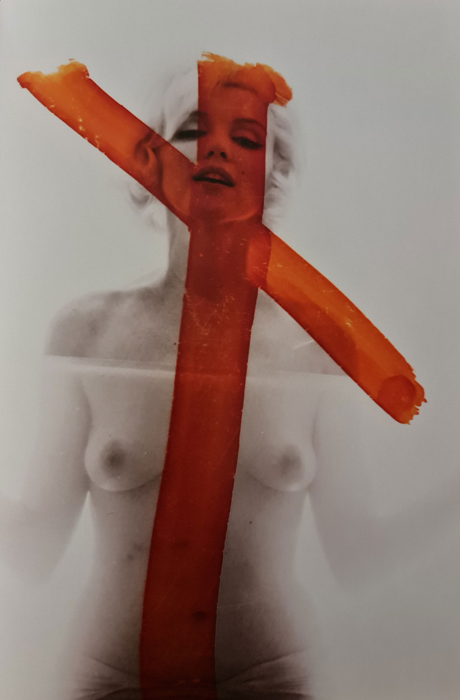 Bert Stern, Marilyn Monroe photo crossed out by Marilyn: Photographer: Bert Stern Subject/Title: Marilyn Monroe photo crossed out by Marilyn Date Of Negative: 1939 Type Of Print: Sheet Fed Photogravure/Heliogravure Date Of Print: 2000 Publisher: teNeues Pap