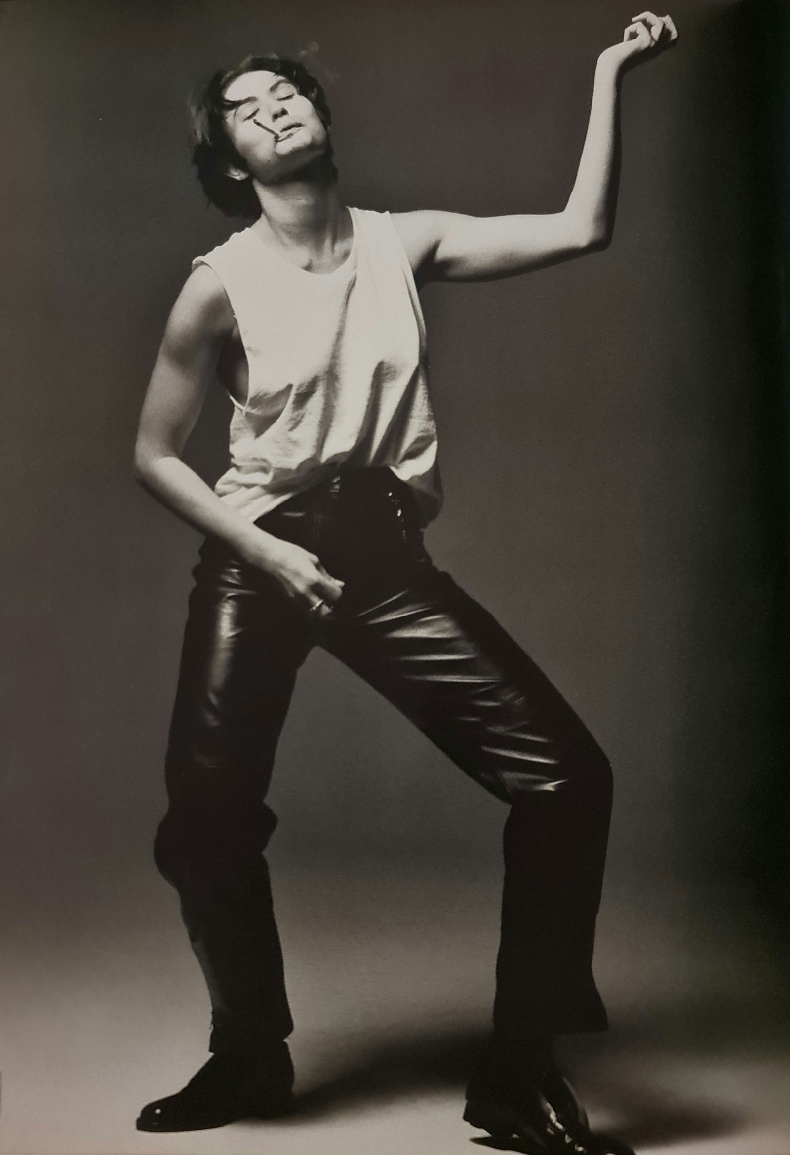 Michel Compte, Demi Moore imitating goatee, 1993: Photographer: Michel Comte (born 19 February 1954) is a Swiss artist, filmmaker, fashion and portrait photographer. Subject/Title: Frida Kahlo Date Of Negative: 1993 Type Of Print: Sheet Fed Photograv