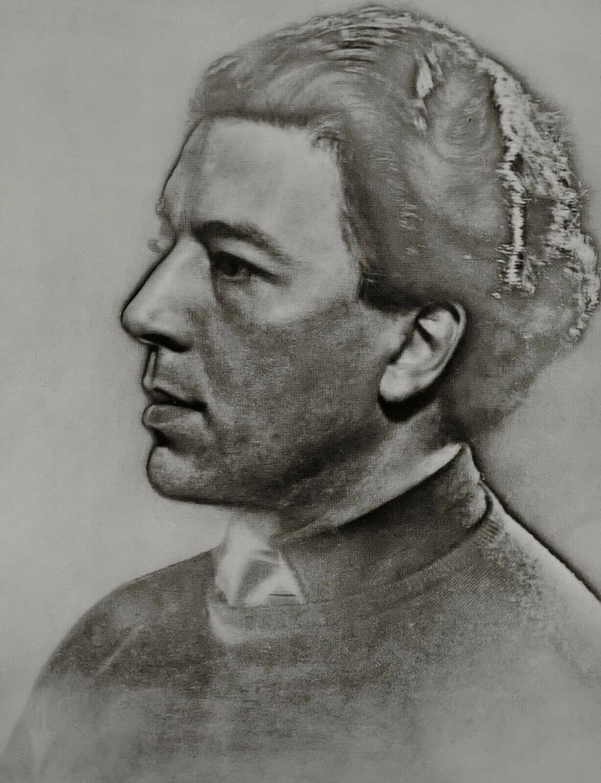 Man Ray, Andre Breton Portrait, 1930 First Edition: Photographer: Man Ray (American born, 1890 - 1976) - Considered one of the most influential artists of the 20th century Man Ray lived most of his life in Paris, France. Best described as a modernist,