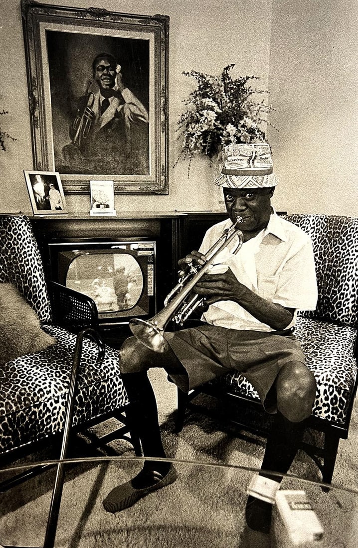 Annie Leibovitz, Louis Armstrong, Queens, New York, 1971 (1 of 1)