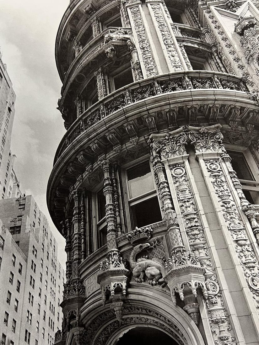 Berenice Abbott, Facade, Alwyn Court, 174-182 West 58th Street, 1930s: Photographer: Berenice Alice Abbott was an American photographer best known for her portraits of between-the-wars 20th century cultural figures, New York City photographs of architecture and urban des