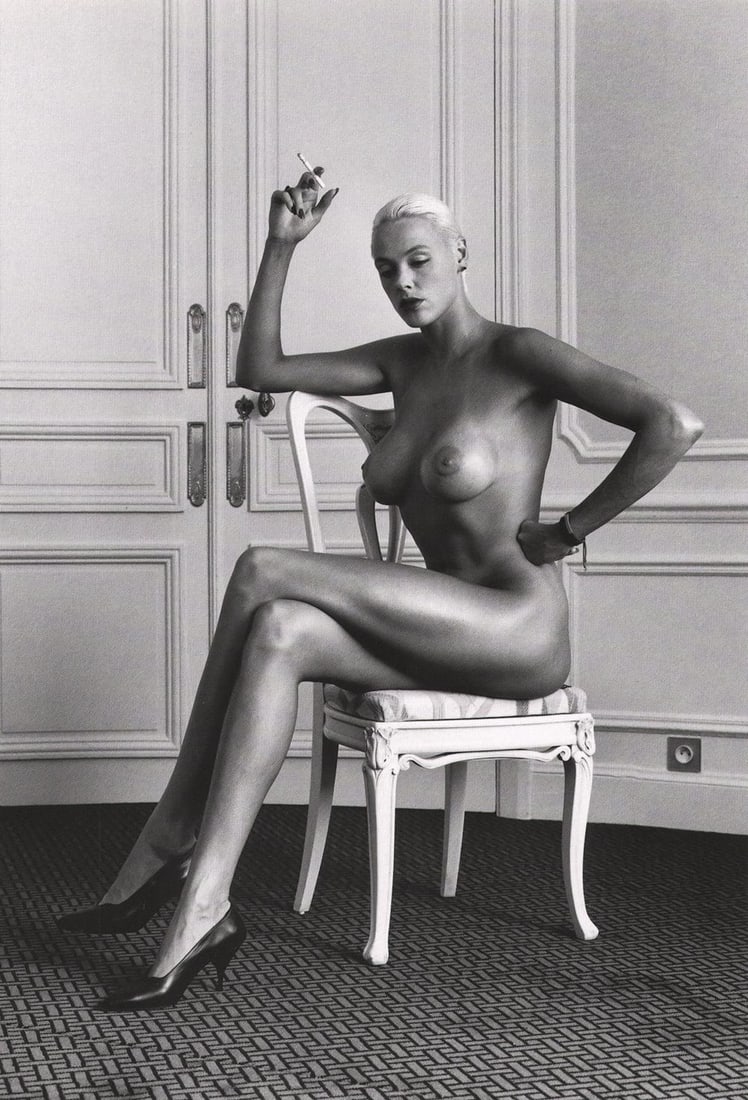 Helmut Newton, Brigitte Nielsen, Monte Carlo, 1987: Photographer: Helmut Newton (Germany, 1920 - 2004) - best known for his erotically charged highly stylized images, Helmut Newton was one of the most influential fashion photographers of all time. Titl