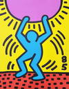 Keith Haring 'INTERNATIONAL YOUTH YEAR 1984' Signed & numbered