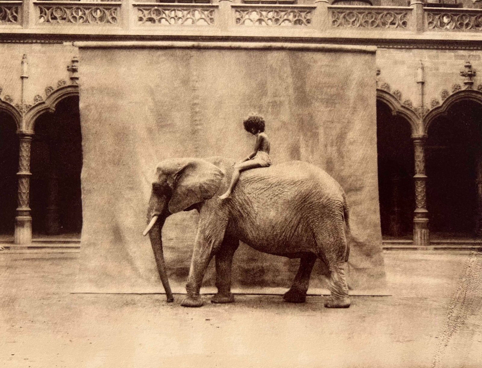 Marc Lagrange, Walking Out, 2015: Photographer: Marc Lagrange was a Belgian photographer known for his nude portraits of female figures. Lagrange created dream-like and fantastical narrative pictures populated by beautiful nudes that