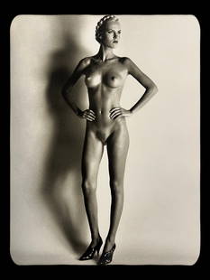 Helmut Newton, The Big Nudes I, 1981: Photographer: Helmut Newton (Germany, 1920 - 2004) - best known for his erotically charged highly stylized images, Helmut Newton was one of the most influential fashion photographers of all time. Titl