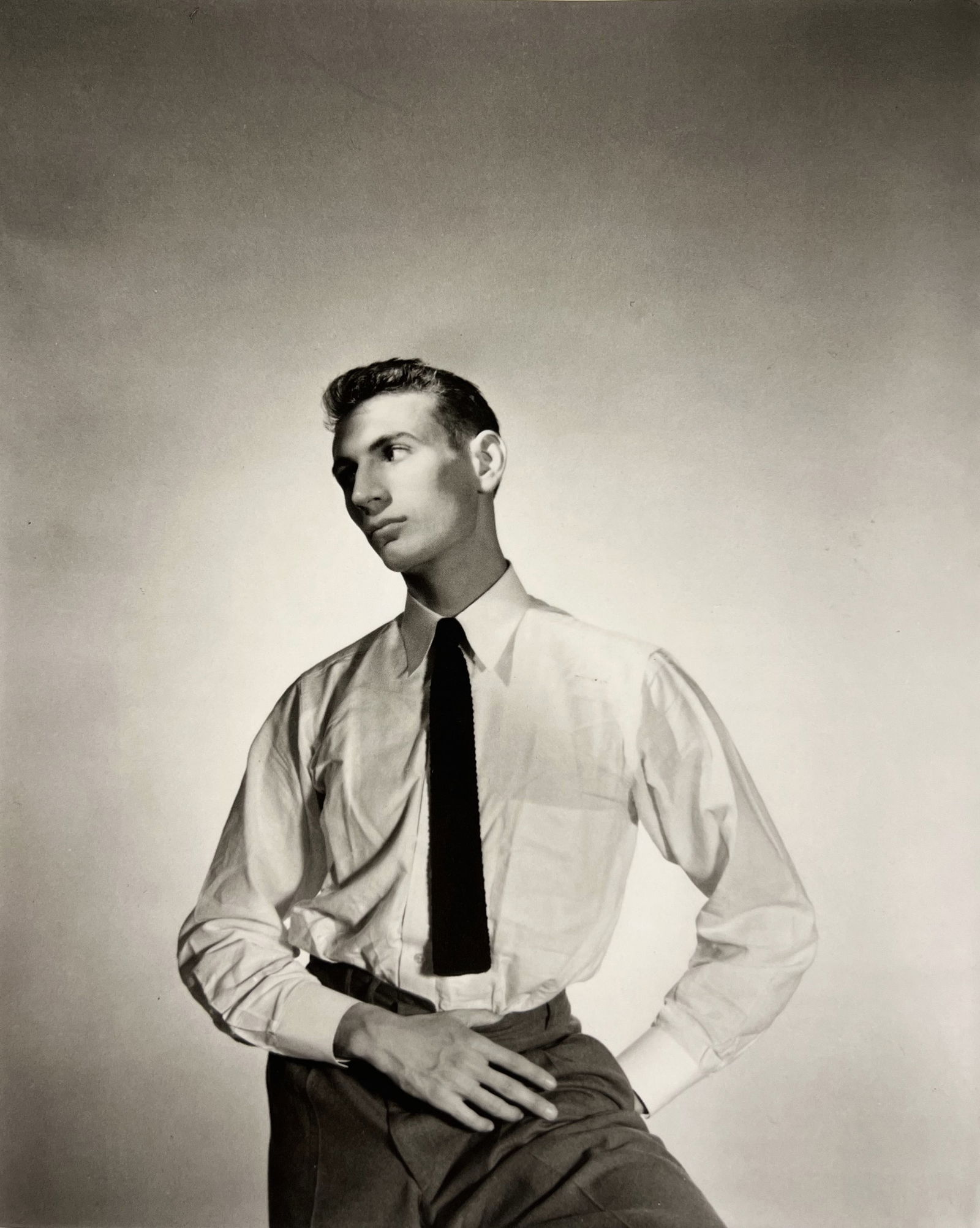 George Platt Lynes, Bernard Perlin, 1940: Photographer: George Platt Lynes (American 1907 - 1955), Internationally renowned photographic artist, best known for portraiture, fashion, dance & nude studies. Title: Bernard Perlin Date Of Negative