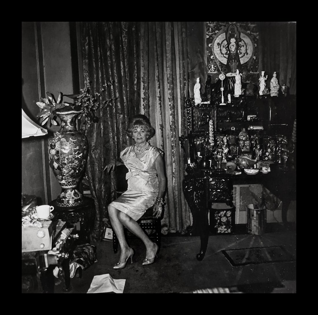 Diane Arbus, A widow in her bedroom, N.Y.C., 1963: Photographer: Diane Arbus Born: March 14, 1923, New York, New York, United States. Died: July 26, 1971, Westbeth Artists Housing, New York, United States. Diane Arbus was an American photographer. Arb