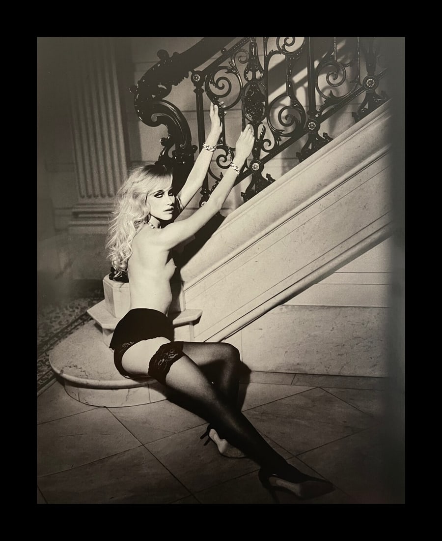 Marc Lagrange - Chained, 2012: Photographer: Marc Lagrange was a Belgian photographer known for his nude portraits of female figures. Lagrange created dream-like and fantastical narrative pictures populated by beautiful nudes that