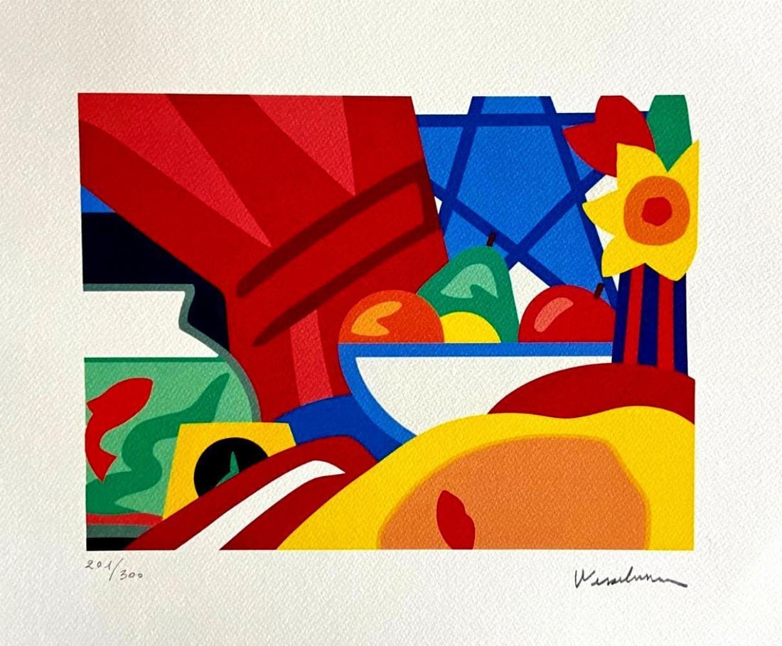 Tom Wesselmann 'Still Life with Blonde-2005' Limited Edition Lithograph (1 of 2)