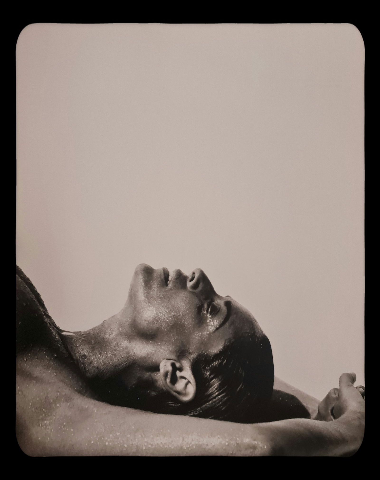 Michel Compte, film star Sonia Braga, 1991: Photographer: Michel Comte (born 19 February 1954) is a Swiss artist, filmmaker, fashion and portrait photographer. Subject/Title: Frida Kahlo Date Of Negative: 1991 Type Of Print: Sheet Fed Photograv