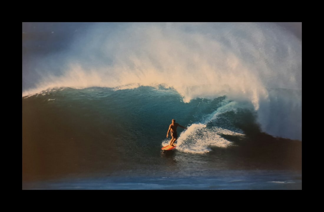Leroy Grannis, Buffalo Keaulana, Sunset Beach, 1965 (1 of 1)