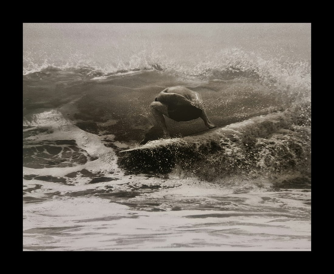 Leroy Grannis, Dave Rochlen, Malibu, 1963: Photographer: LeRoy Grannis (1917-2011) captured the early surf lifestyle of Southern California unlike any other of his generation. Subject/Title: Dave Rochlen, Malibu Date Of Negative: 1963 Type Of 