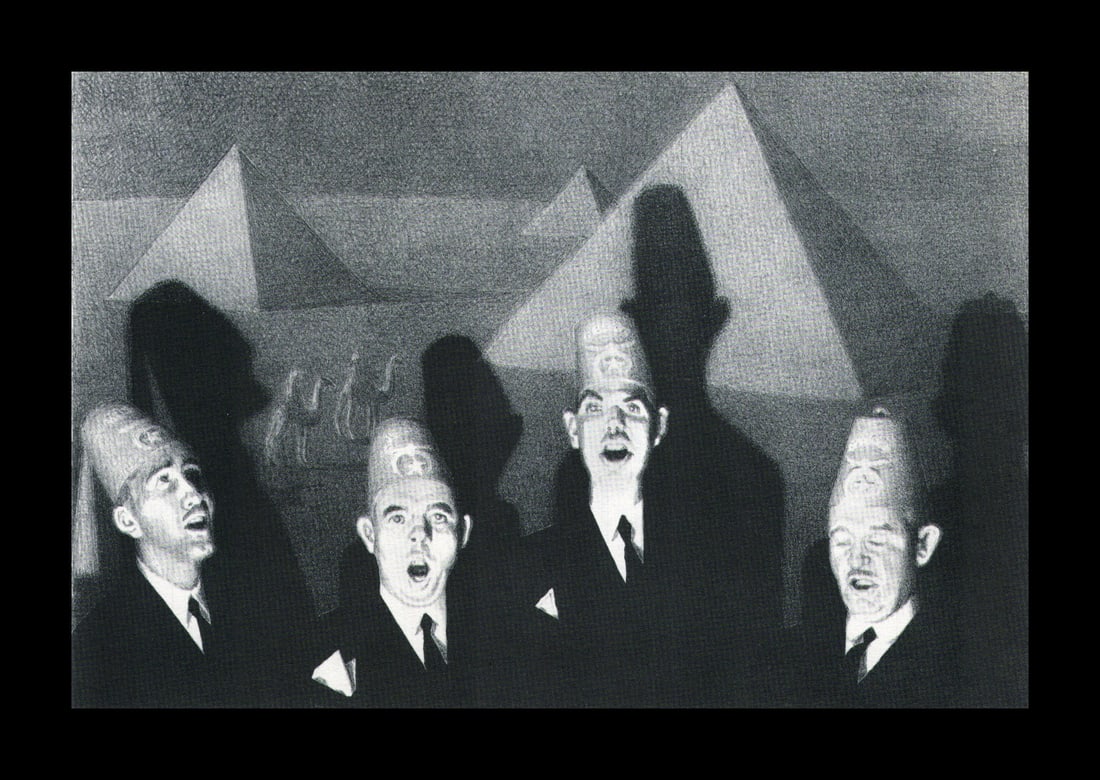 Grant Wood, Shriners' Quartet, 1933 (1 of 1)