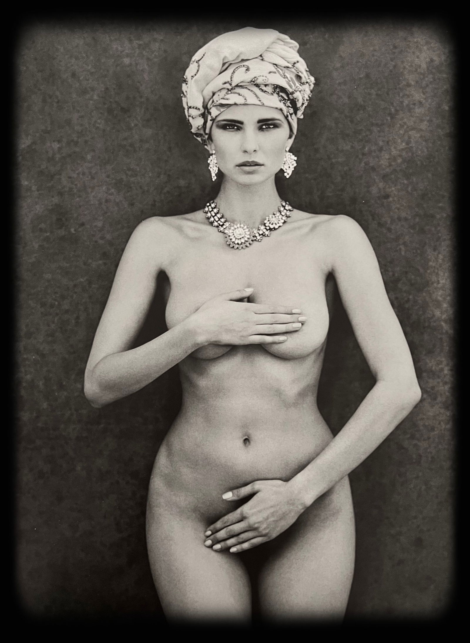 Marc Lagrange, Aphrodite, 2000's: Photographer: Marc Lagrange was a Belgian photographer known for his nude portraits of female figures. Lagrange created dream-like and fantastical narrative pictures populated by beautiful nudes that