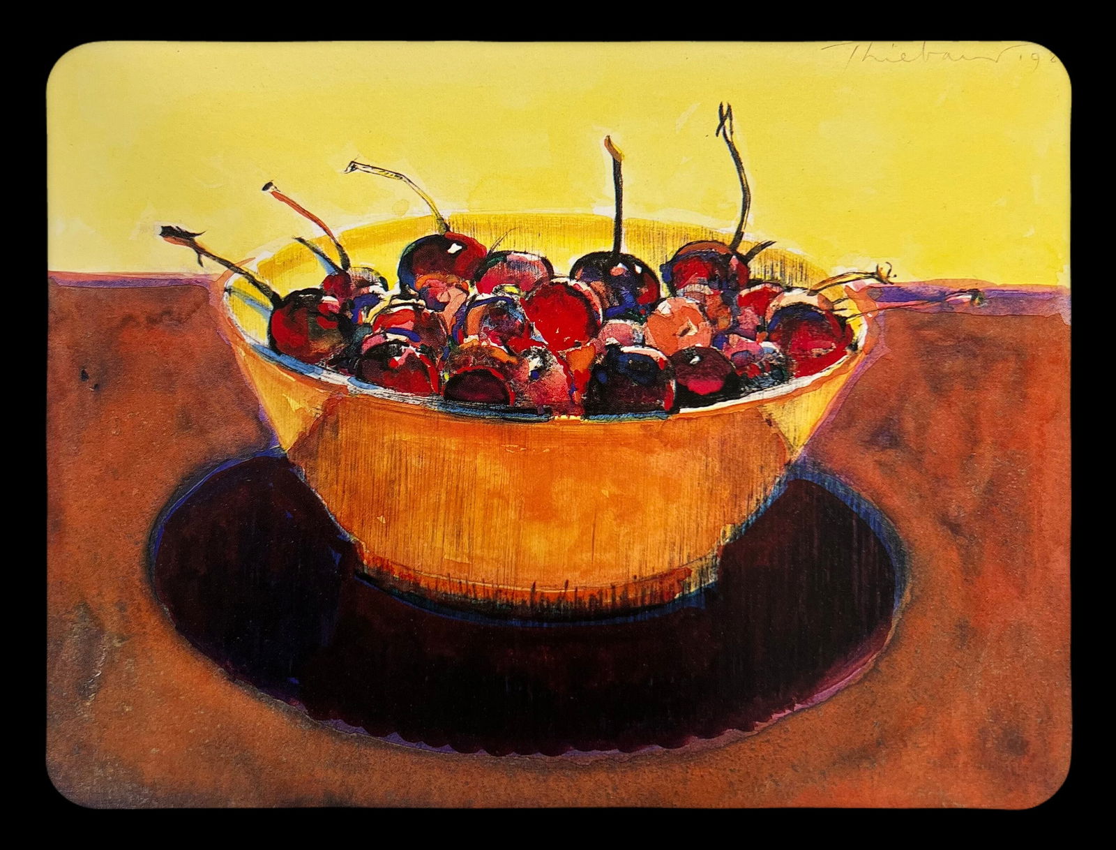 Wayne Thiebaud, Cherry Bowl, 1988 (1 of 1)