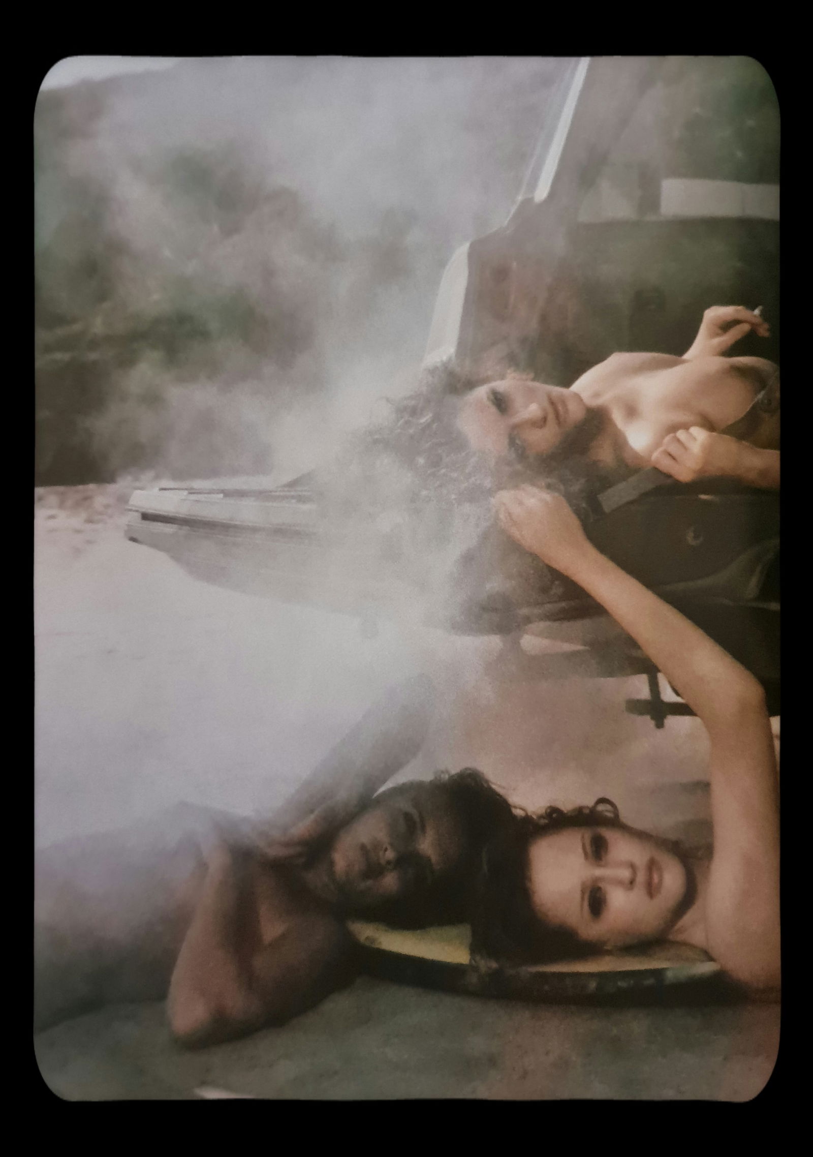 Michel Compte, Bathing fashions shoot on the beach at Los Almandas, Mexico, 1998: Photographer: Michel Comte (born 19 February 1954) is a Swiss artist, filmmaker, fashion and portrait photographer. Subject/Title: Frida Kahlo Date Of Negative: 1998 Type Of Print: Sheet Fed Photograv