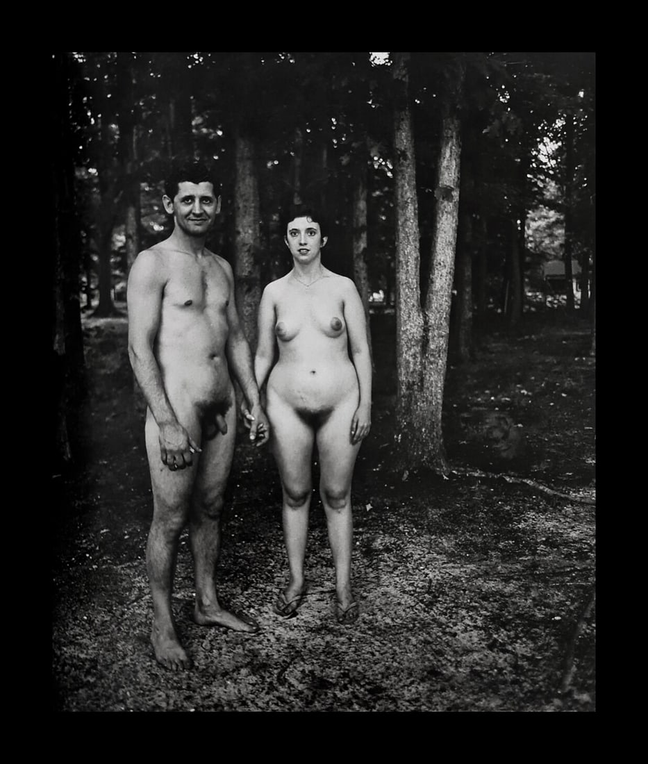 Diane Arbus, A husband and wife in the woods at a nudist camp, N.J., 1963 (1 of 1)