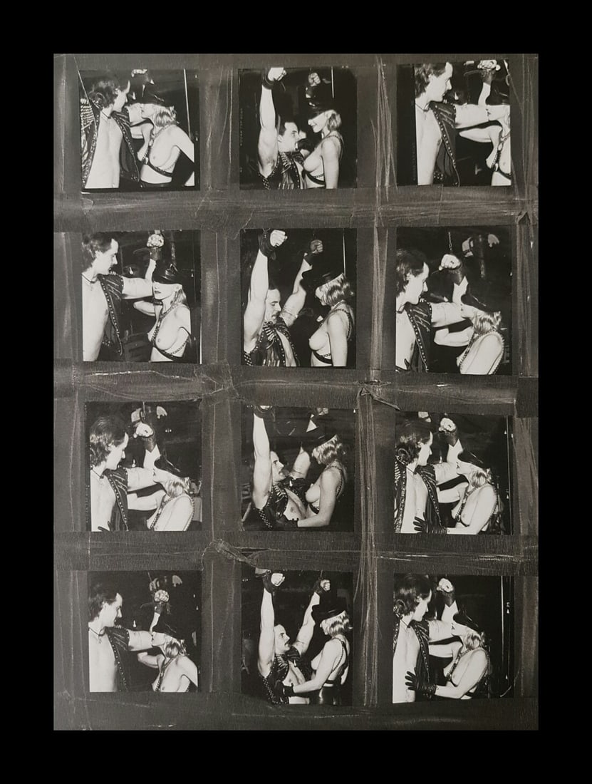Madonna, Fetish Style: Subject: Madonna, Fetish Style Type Of Print: Fine Duotone Photo Engraving Date Of Print: 1992 Publisher: Warner Paper: Medium weight - satin/matte finish. Approximate Image Size: 10 x 14 inches Mount