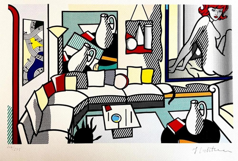 Roy Lichtenstein 'Perfect inner jug - 1986' Limited edition lithograph (1 of 2)