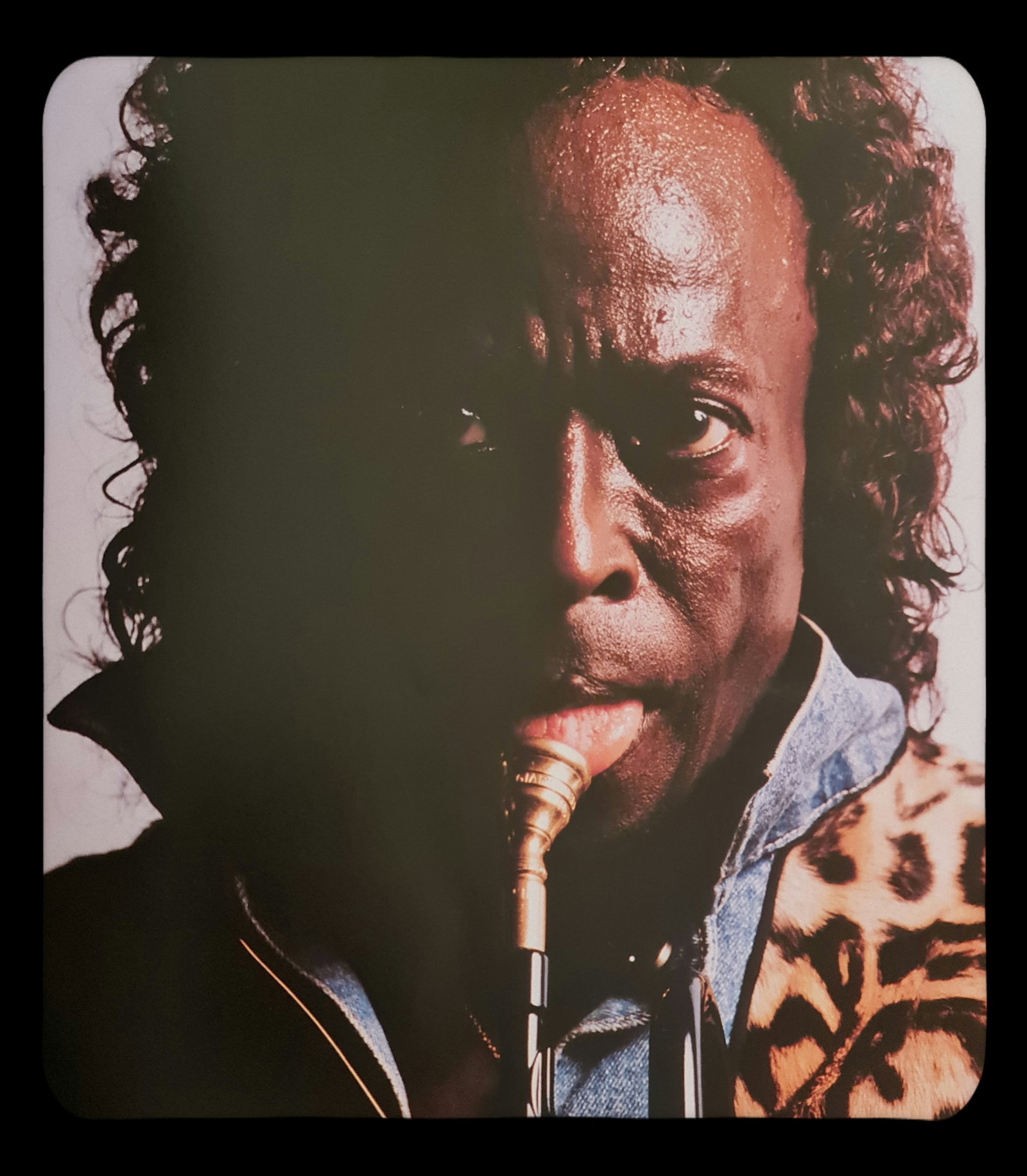 Michel Compte, Miles Davis, 1988: Photographer: Michel Comte (born 19 February 1954) is a Swiss artist, filmmaker, fashion and portrait photographer. Subject/Title: Frida Kahlo Date Of Negative: 1988 Type Of Print: Sheet Fed Photograv