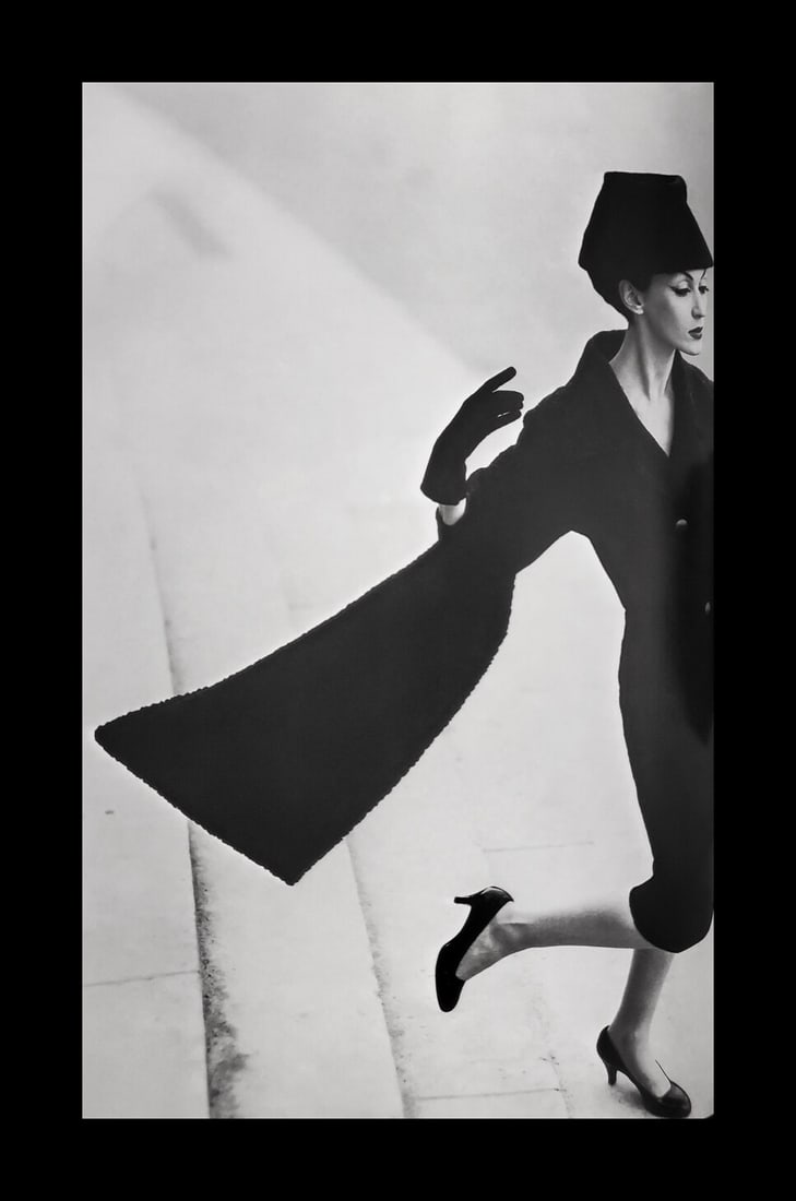 Richard Avedon, Dovima, Dress by Dior, Grand Palais, Paris, 1955 (1 of 1)