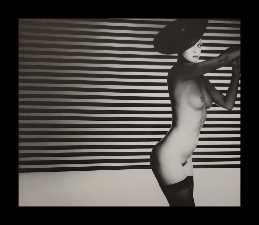 John Swannell, Nude Mime, 1980's: Photographer: John Swannell was born in 1946. After leaving school at 16, he worked first as an assistant at Vogue Studios and then assisted David Bailey for four years before setting up his own studi