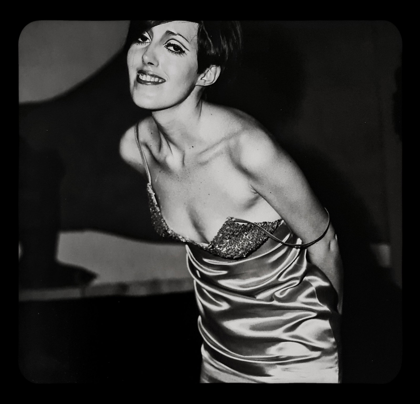 Diane Arbus, Girl in a shiny dress, N.Y.C., 1967: Photographer: Diane Arbus Born: March 14, 1923, New York, New York, United States. Died: July 26, 1971, Westbeth Artists Housing, New York, United States. Diane Arbus was an American photographer. Arb