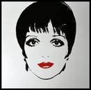 Andy  Warhol, Liza Minnelli, 1976, b/w Silkscreen,