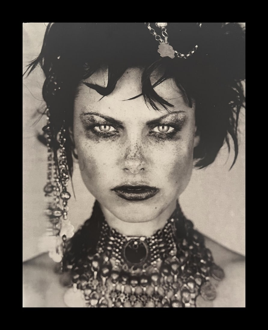 Marc Lagrange, Bonne The Face, 2000: Photographer: Marc Lagrange was a Belgian photographer known for his nude portraits of female figures. Lagrange created dream-like and fantastical narrative pictures populated by beautiful nudes that