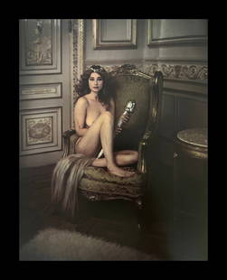 Marc Lagrange, Carpe Diem, 2009: Photographer: Marc Lagrange was a Belgian photographer known for his nude portraits of female figures. Lagrange created dream-like and fantastical narrative pictures populated by beautiful nudes that